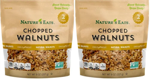 Vista 4 de Nature's Eats Nueces picadas, 8 onzas