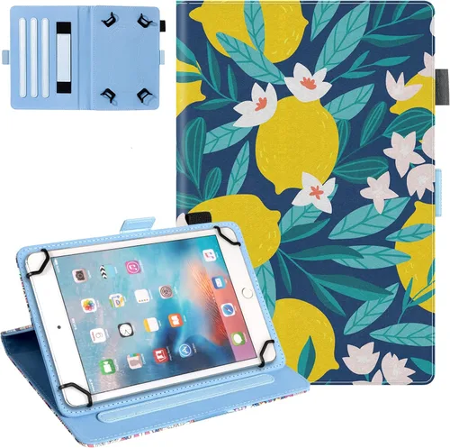 Vista 5 de Dteck Funda Universal (7.9" a 8.4") - Funda Protectora con Soporte Plegable para Apple iPad mini/Samsung Galaxy Tab 8.0 8.4 /Lenovo Tab 8" /onn.