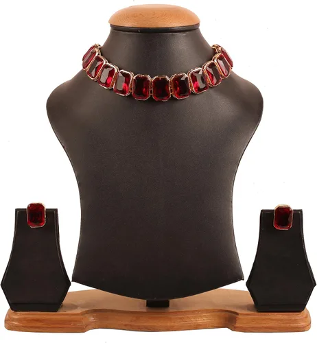 Vista 3 de Touchstone Bollywood Glamour - Collar de joyería para mujer