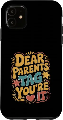 Vista 8 de Dear Parents Tag You’re It Leopard Print Case for iPhone XR