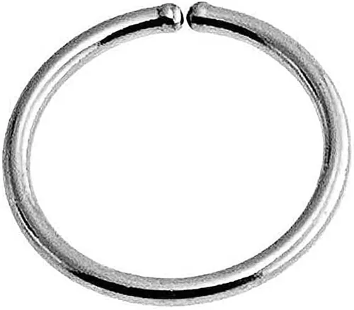 Vista 11 de Aretes de aro de oro sólido para mujeres, hombres, aretes de aro para cartílago, hélix, rook, nariz cantada, agujero para lóbulo de oreja, ligeros