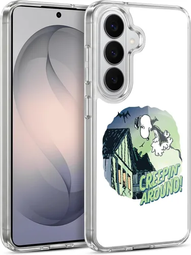 Vista 111 de Head Case Designs Funda de gel Spooktacular con licencia oficial de Peanuts Linus y Snoopy [protección de grado militar] compatible con Google Pixel