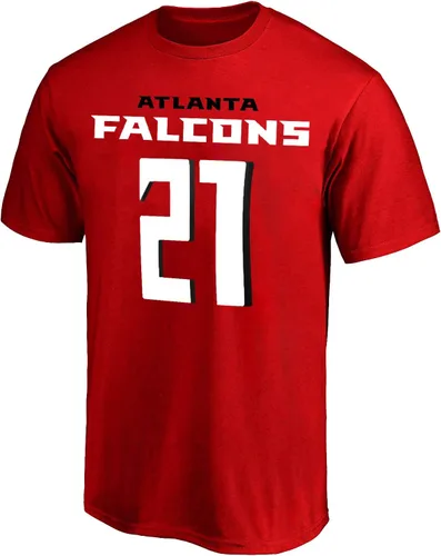 Vista 2 de NFL Youth 8-20 - Camiseta de poliéster con el color del equipo, con nombre y número del jugador, 8, Todd Gurley Atlanta Falcons Red Home