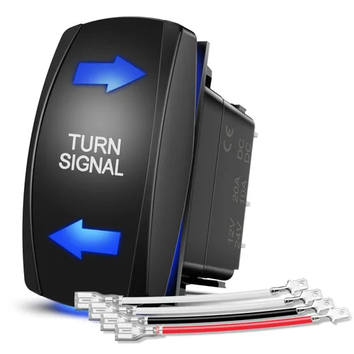 Vista 10 de Nilight Interruptor basculante de barra de luz de techo, interruptor de barra de luz LED, interruptor de barra de luz LED de 5 pines, interruptor