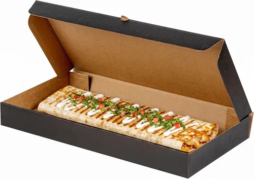 Vista 26 de Restaurantware - Cajas para pizza, 50 unidades, 14 x 7 x 1.5 pulgadas, embalaje de papel de cartón corrugado con bloqueo de pestañas, resistente a