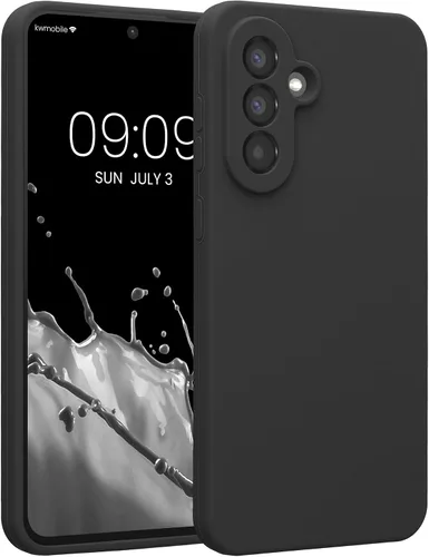 Vista 15 de kwmobile Funda compatible con Samsung Galaxy A13 4G - Funda delgada de silicona TPU - Acabado suave al tacto - Amarillo radiante
