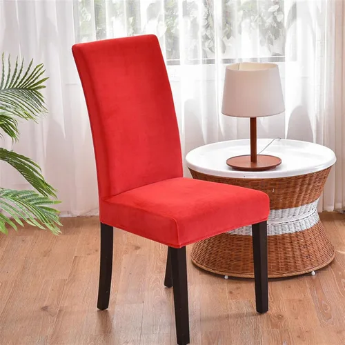 Vista 17 de Lifup Fundas de terciopelo para sillas de comedor, fundas elásticas y suaves para silla Parson lavable, protector de silla para el hogar, hotel
