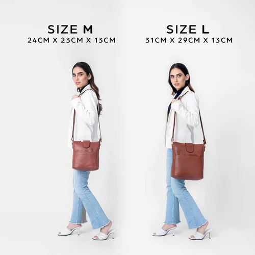 Vista 3 de LEABAGS Bolso bandolera de cuero - Bolso vintage de cuero genuino de búfalo - Bolso de mensajero de hombro para hombres y mujeres Maletín Atenas