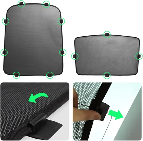 Vista 3 de Jaronx Clips para parasol Tesla, clips de inserción para techo corredizo Compatible con Tesla Model 3/Y (2017-2025), Molde S/X (2012-2025)-12