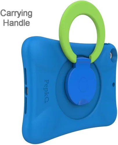 Vista 4 de Pepkoo Funda para niños para iPad, cubierta a prueba de golpes para iPad de 9.7” de 6ª/5ª generación (2018/2017) / iPad Air 2 / iPad Air, protectora