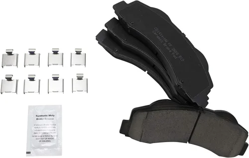 Vista 4 de TRQ Kit de pastillas de freno delanteras y traseras y rotores Kit de productos químicos para frenos Pastillas de freno Rotor de freno Cerámica