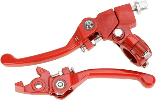Vista 11 de HIAORS Palanca de freno de embrague cromada negra para manillar de 22mm 7/8 pulgada 110cc 125cc 140cc TTR 125cc SSR Xmotos Apollo 125 Pit Dirt Bike