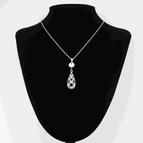 Vista 4 de NC Sobriety Gift - Collar de narcóticos anónimos, regalo de recuperación, joyería NA, aretes con piedra natal inspiradora para mujeres, Metal, Acero