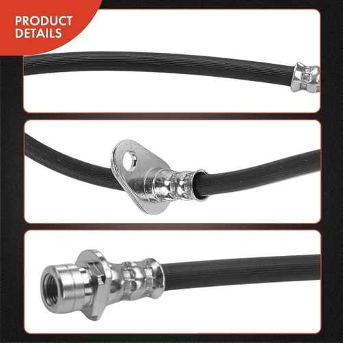 Vista 5 de A-Premium Manguera hidráulica de freno delantero compatible con modelos Honda y Acura seleccionados - Civic 2001-2005, EL 2001-2005 - Reemplazo #