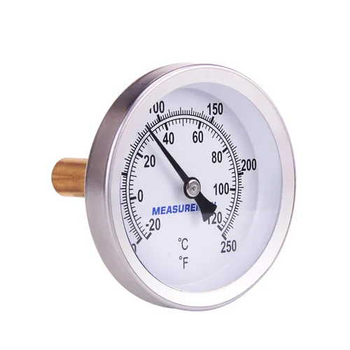Vista 15 de MEASUREMAN Olla Completamente de Acero Inoxidable, Hervidor, Termómetro de Dial Bimetálico para Elaboración, Dial de 3 Pulgadas, Vástago de 2-1/2