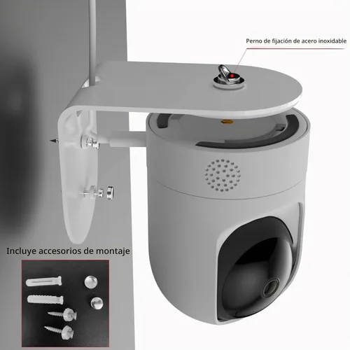 Vista 3 de Soporte de pared metálico para Eufy Security Indoor Cam E220 y Eufy P24