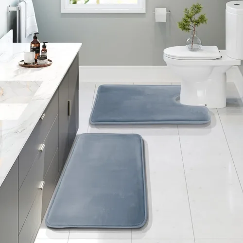 Vista 95 de Clara Clark tapete para baño, regadera o tina, de gomaespuma, negro, antiderrapante Camel Oro