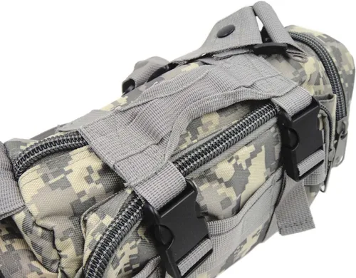 Vista 4 de FAMI Bolsa de despliegue Paquete de cintura táctica Pequeño Sling Pack Bolsa de mano Bolsa de manillar ACU