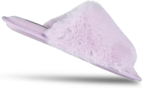 Vista 4 de Jessica Simpson - Pantuflas piel sintética para mujer con espuma viscoelástica