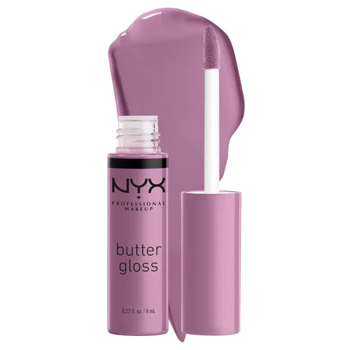 Vista 32 de NYX MAQUILLAJE PROFESIONAL Brillo de mantequilla, brillo de labios no pegajoso, - Eclair (rosa)