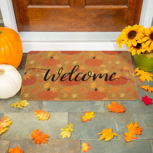 Vista 12 de XuoAz Felpudo decorativo de Pascua para puerta de entrada al aire libre, conejito de Pascua, antideslizante, fibra de coco para la decoración
