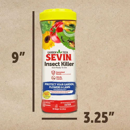Vista 15 de Polvo Insecticida Sevin 1 Libra