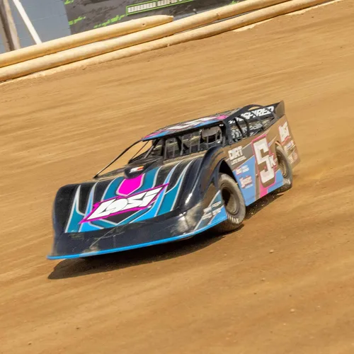 Vista 2 de Losi 22S RC Car Dirt Modelo tardío, azul, 1/10 2WD RTR Dirt Oval