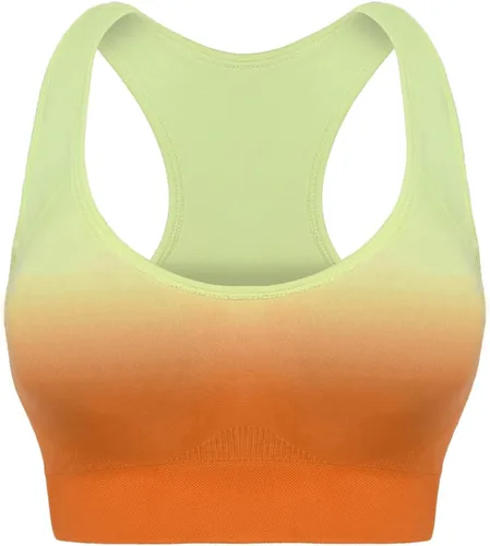 Vista 6 de Sports Bras for Women, Seamless Padded Racerback Sports Bras for Yoga Gym Running and Workout