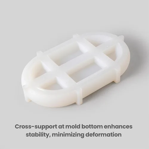 Vista 5 de Boowan Nicole Moldes de silicona para hormigón, juego de moldes de velas de cemento para accesorios de baño, moldes de silicona para cepillos