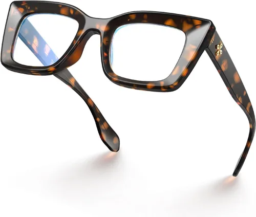 Vista 16 de VISOONE Cat Eye Blue Light Blocking Glasses TR90 Anti-glare Women Calida