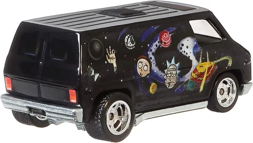 Vista 2 de Hot Wheels Pop Culture VW DLX Station Wagon Vehículo a escala 1:64 para niños de 3 años en adelante y coleccionistas de autos de juguete clásicos
