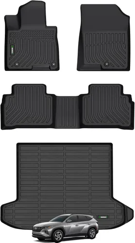 Vista 21 de ANBINGO® Tapetes para piso y maletero de auto personalizados, protección contra todo tipo de climas, de elastómero termoplástico, de goma
