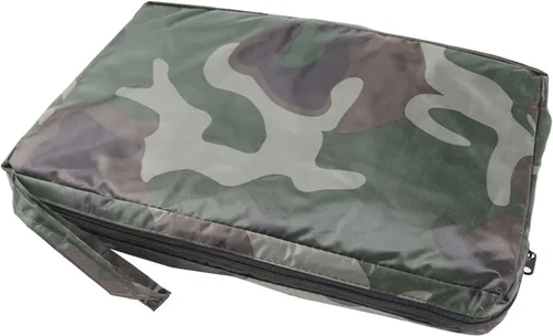 Vista 4 de Hularka Traje de lluvia ligero de una pieza para hombre, impermeable, resistente al viento, traje de lluvia reflectante