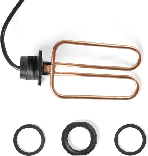 Vista 3 de Farm Innovators DPH-15 - Calentadores de tanque de agua para exteriores, tapón de drenaje de tanque de ganado, descongelante de agua diseñado