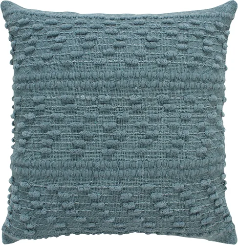 Vista 3 de ACCENTHOME Funda de almohada bohemia de 16 x 16 pulgadas (2 unidades) de algodón tejida a mano con diseño decorativo para casa de campo, sofá