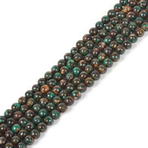 Vista 33 de 7 piedras preciosas de chakras de 0.157 in redondas de cristal curativo sueltas de 16 pulgadas para hacer cuentas de joyería