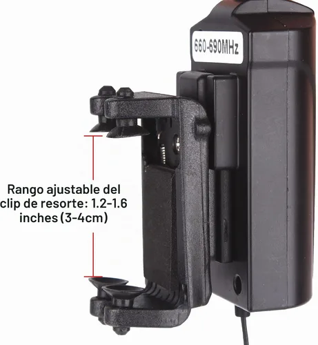 Vista 2 de VT-5 Micrófono de violín inalámbrico UHF de cuello de ganso Sistema de receptor y transmisor de micrófono de instrumento de recolección para violín
