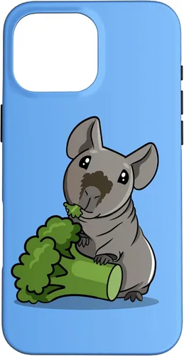 Vista 19 de Funny Kawaii Kids Broccoli Black Hairless Guinea Pig Lover Case for iPhone 17