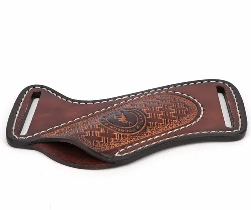 Vista 7 de Funda de cuero para cuchillo plegable con bolsillo para cinturón, soporte compacto para cuchillos, portador de herramientas EDC 3mm thick leather