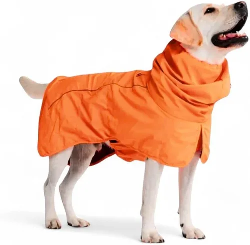 Vista 68 de Spark Paws - Chaqueta impermeable para perros, resistente al viento, para perros pequeños, medianos, grandes y extragrandes, traje reflectante