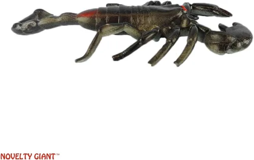 Vista 3 de Jumbo 7" Rubber Black Scorpion Novelty Prop