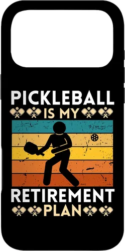 Vista 22 de Pickleball Is My Retirement Plan Case for iPhone 16