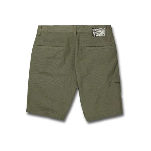 Vista 3 de Volcom Clockworks - Pantalón corto de lona de 20 pulgadas para hombre