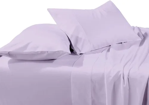 Vista 26 de LaxLinen 4 PCs Sheet Set (+30 Inch) Extra Deep Pocket Twin/Single Bed Size, Aqua Solid 600 Thread Count 100% Egyptian Cotton