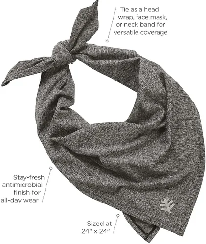Vista 4 de Coolibar UPF 50 Virasana Performance - Bandana para hombre y mujer protección solar