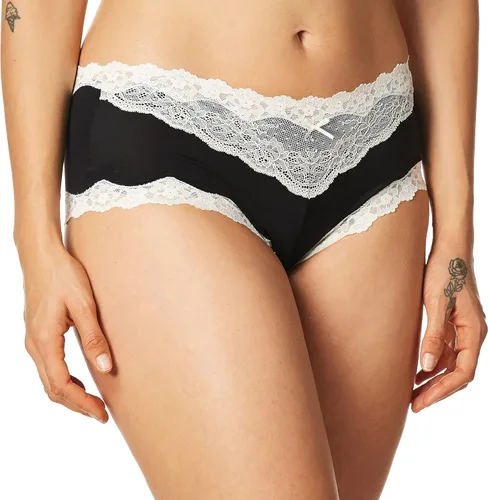 Vista 4 de Maidenform Hipster sexy imprescindible para mujer Negro con negro.