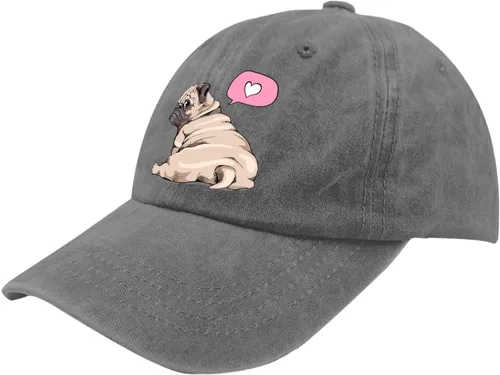 Vista 2 de devor Baseball Caps Pug Dog Baseball Cap, Funny Dad Hats for Women