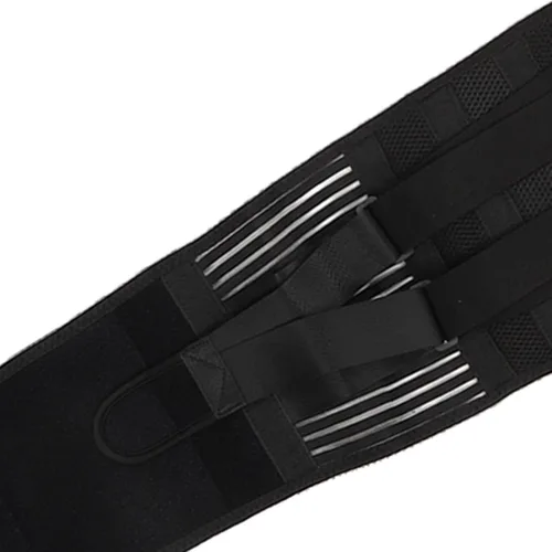 Vista 9 de Brrnoo Soporte lumbar para espalda baja, cinturón de apoyo lumbar para espalda baja, cinturón de apoyo transpirable para ciática, cinturón