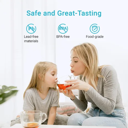 Vista 4 de AQUA CREST Filtro de Agua Alcalino para Grifo, Repuesto para Filtro Brita®, Aumenta el PH, Reemplazo de Filtro Brita®, Sistema de Filtración de Agua