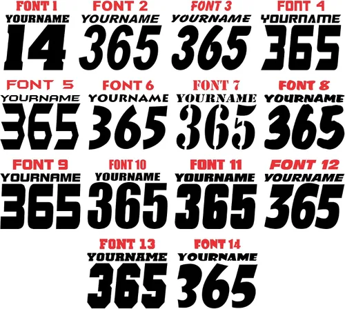 Vista 2 de MxNumbers - Calcomanías de matrícula Mx y ATV con tu nombre o texto personalizado Juego de 3 calcomanías con tu número personalizado, texto
